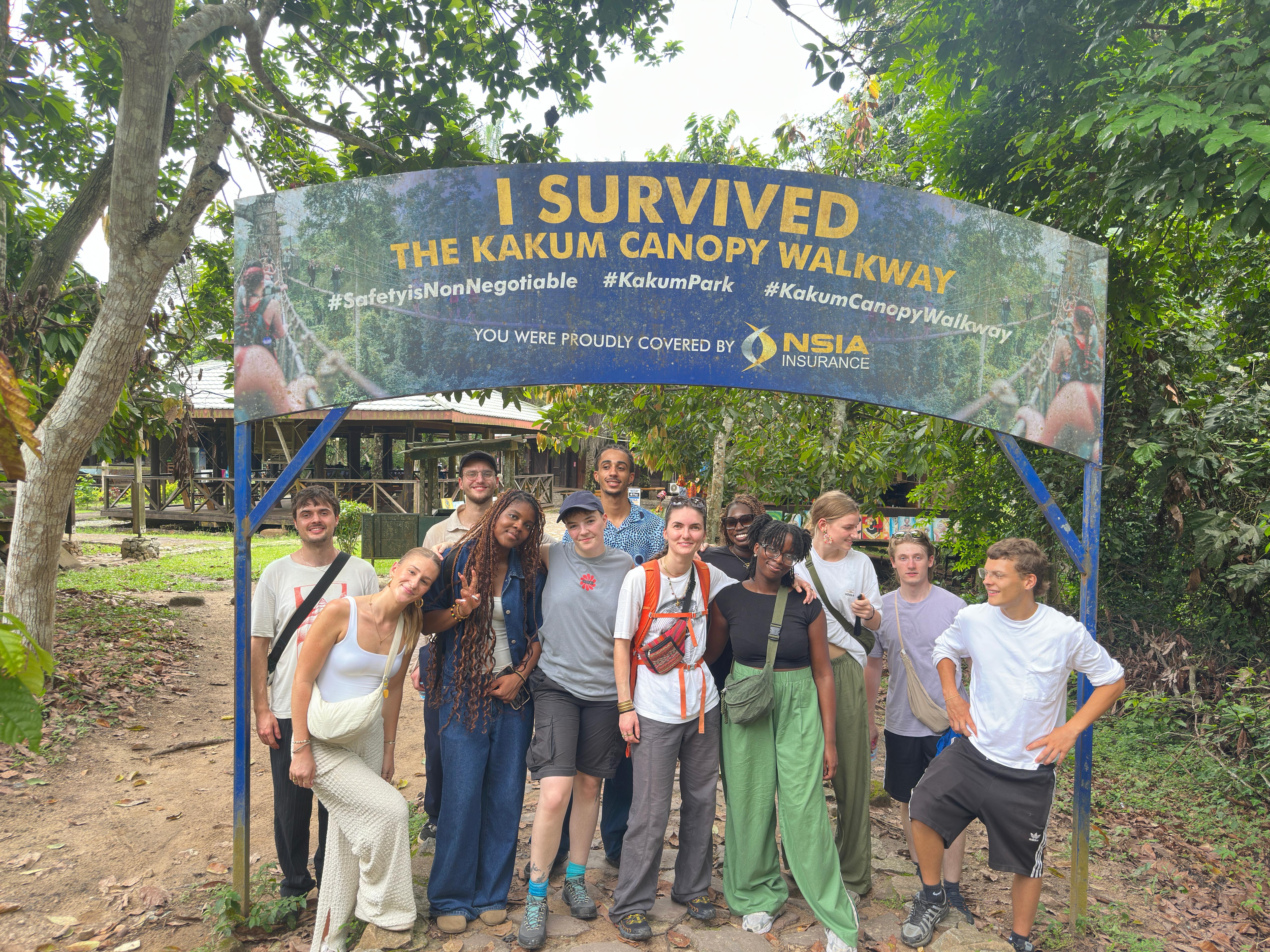 Group Photo at Kakum National Park