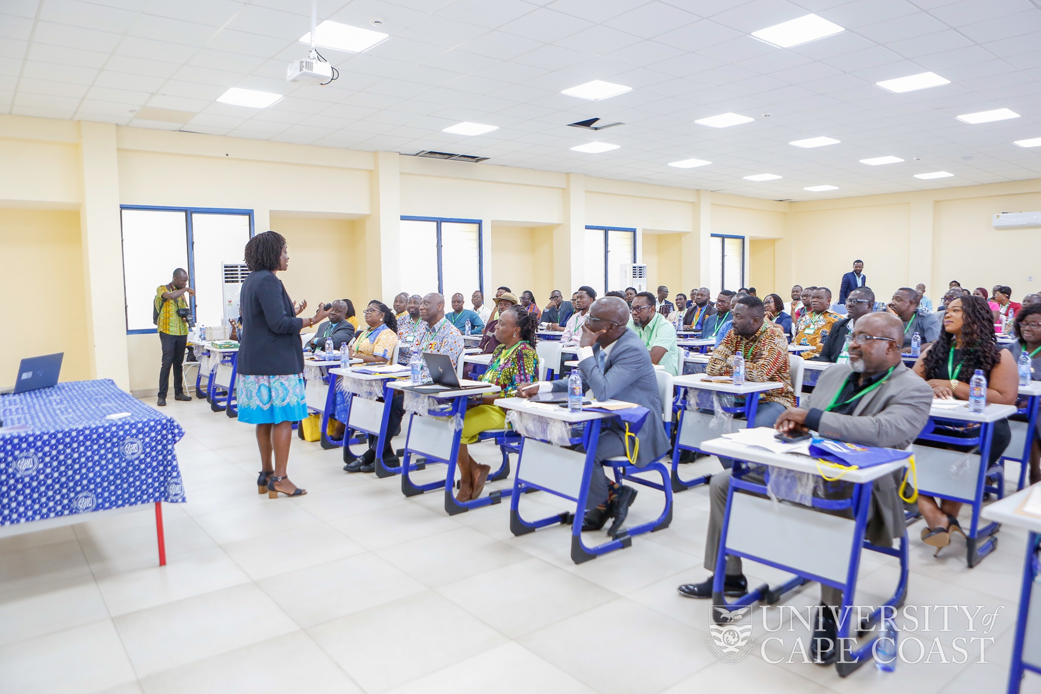 Prof. Siaw-Asamoah addressing the participants